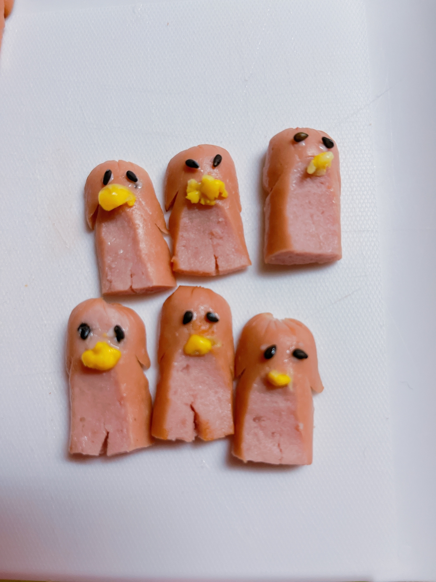キャラ弁・デコ弁￤隙間おかず￤ウインナーペンギン レシピ・作り方 by 