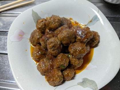 肉団子（揚げない私流）