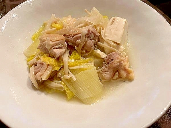 博多鶏鍋と〆の雑炊