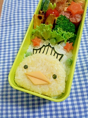 簡単キャラ弁☆バリィさんのお弁当♪