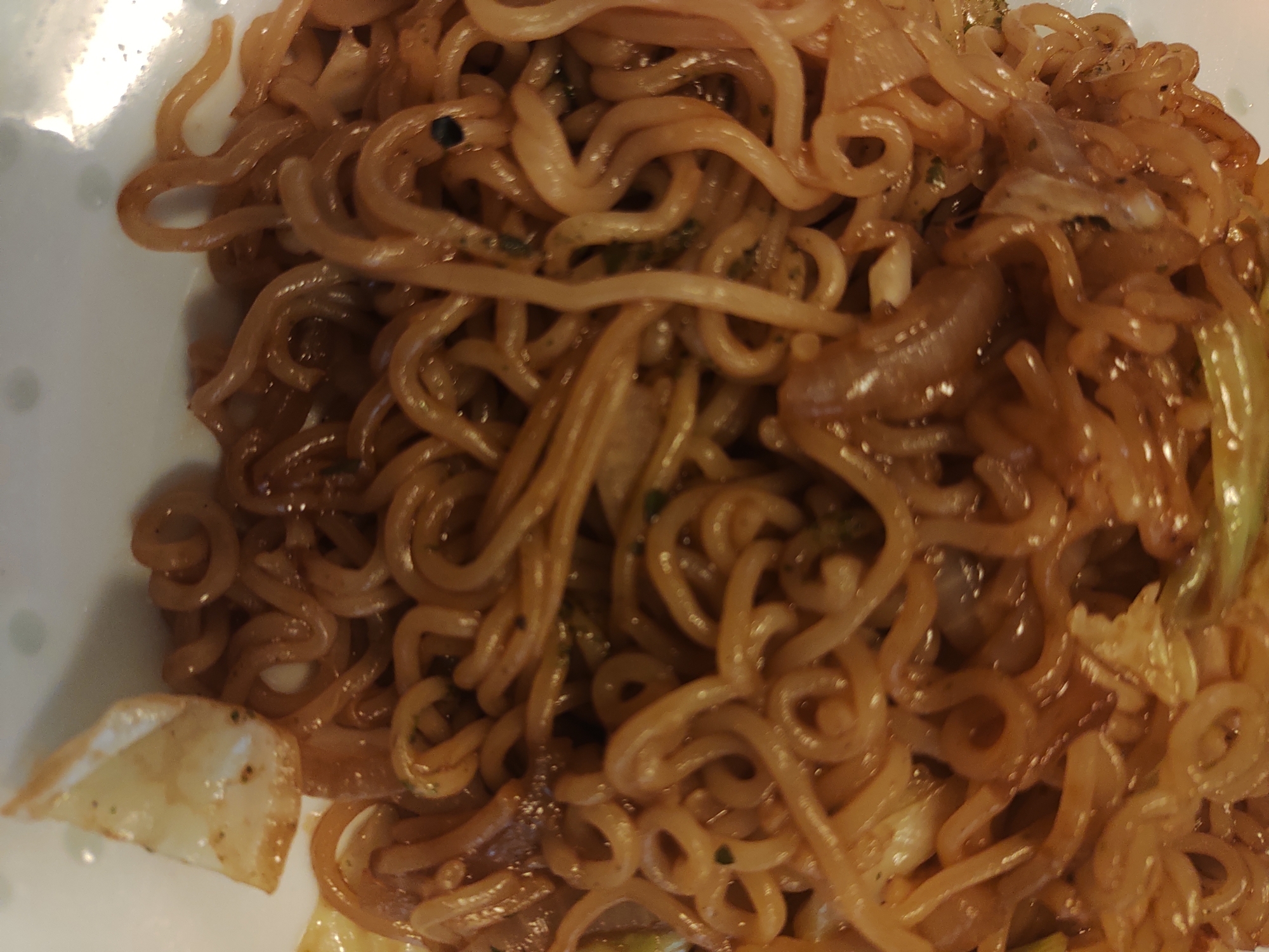 袋入り乾麺焼きそば麺を使った野菜焼きそば