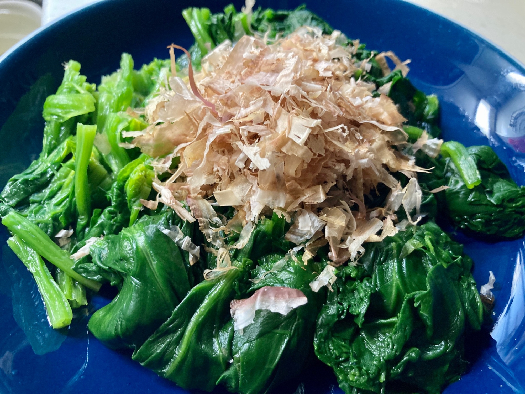 白だしと生姜醤油で！ほうれん草のおひたし