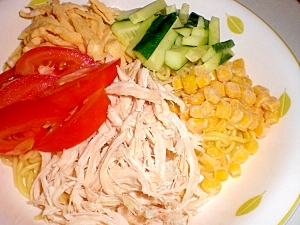 ささみたっぷり冷やし中華 さっぱりたれでどうぞ レシピ 作り方 By Kumi Mama 楽天レシピ ささみたっぷり冷やし中華 さっぱりたれでどうぞ レシピ 作り方 By Kumi Mama 楽天レシピ