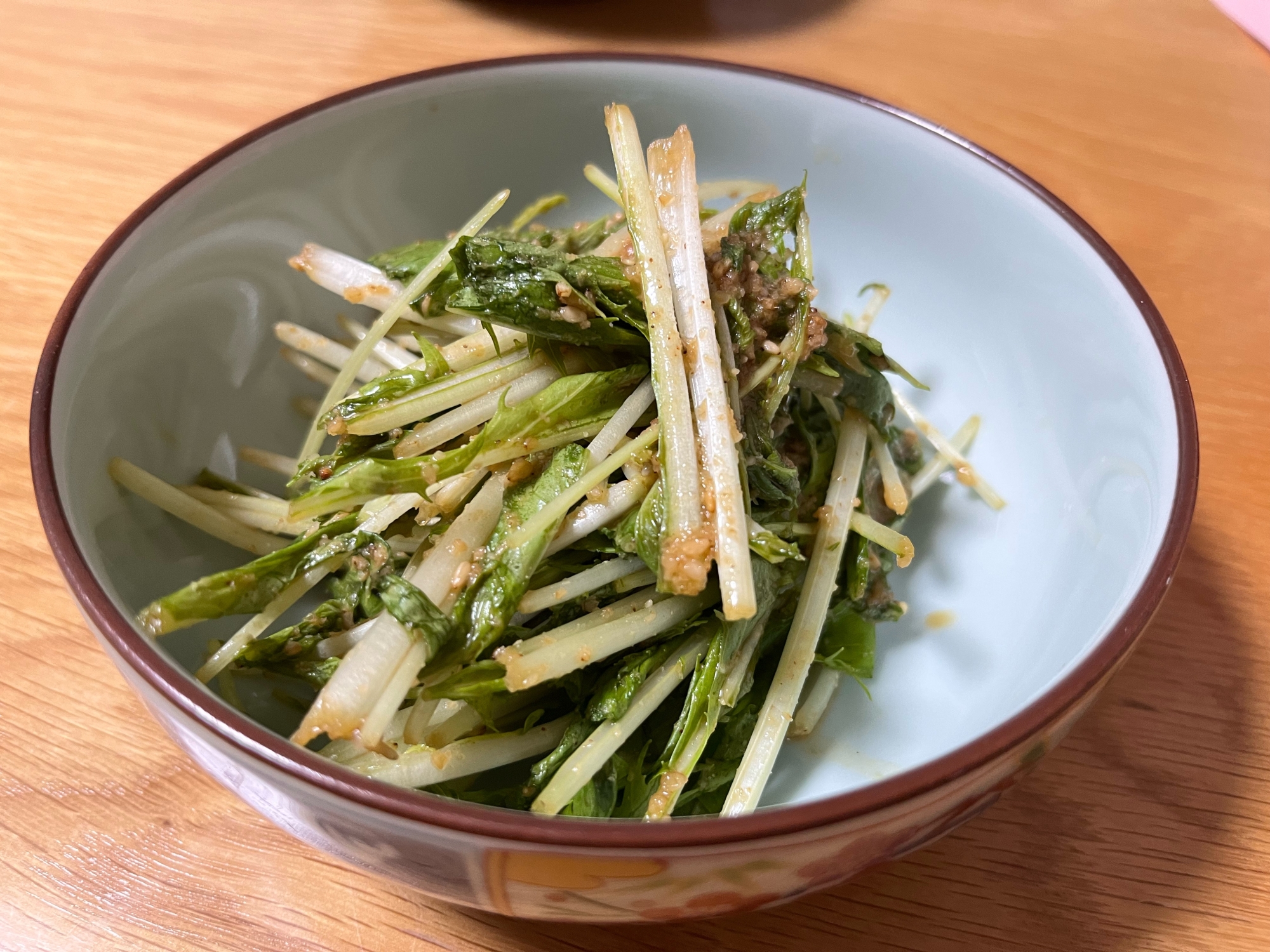 水菜のごま和え