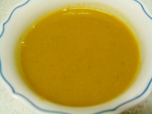 南瓜とGピースのカレースープ（スープメーカー使用）