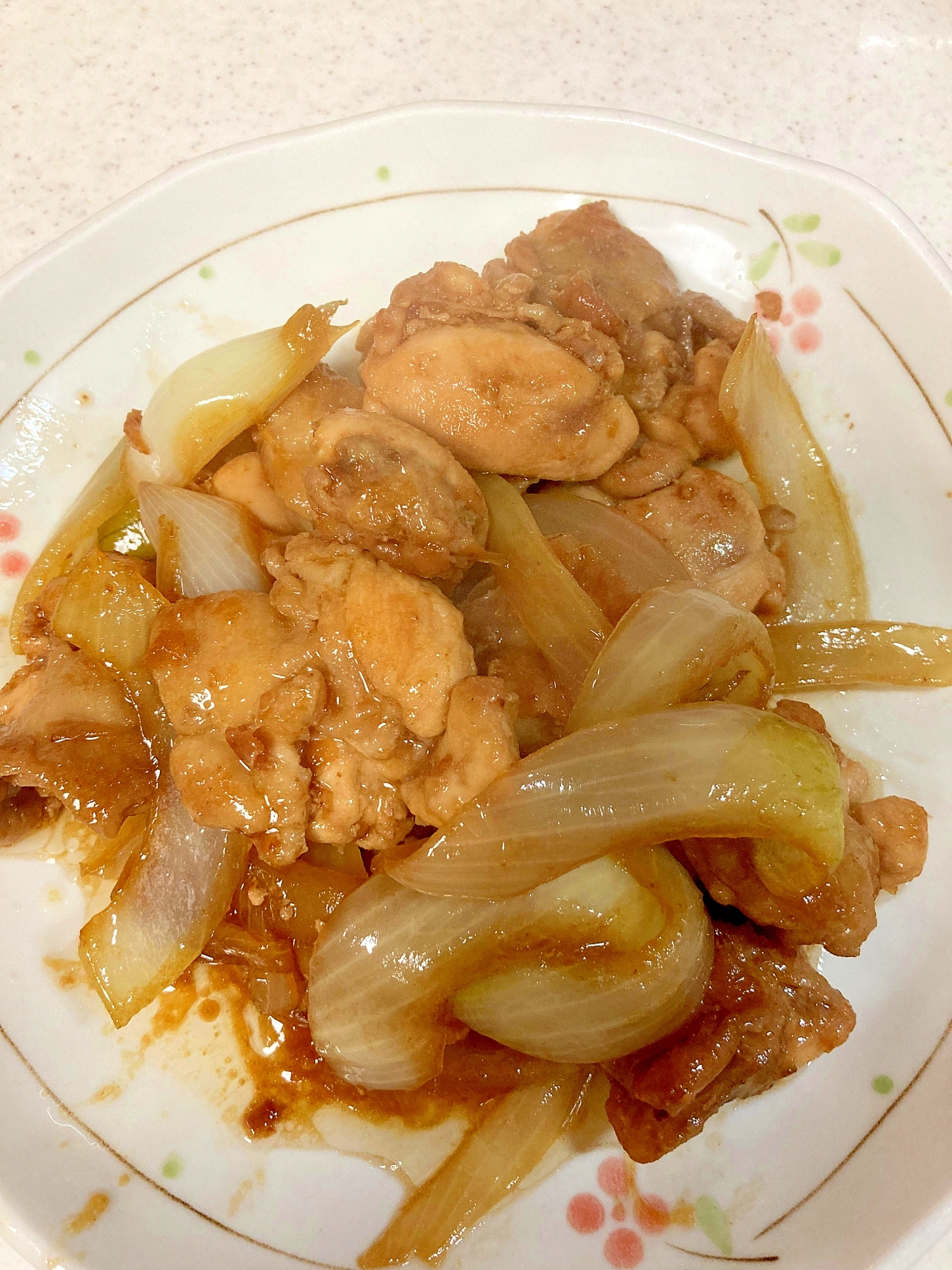 【お弁当】鶏もも肉の生姜焼き