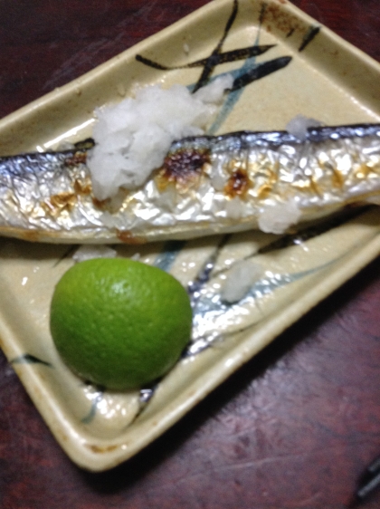 秋刀魚の塩焼き