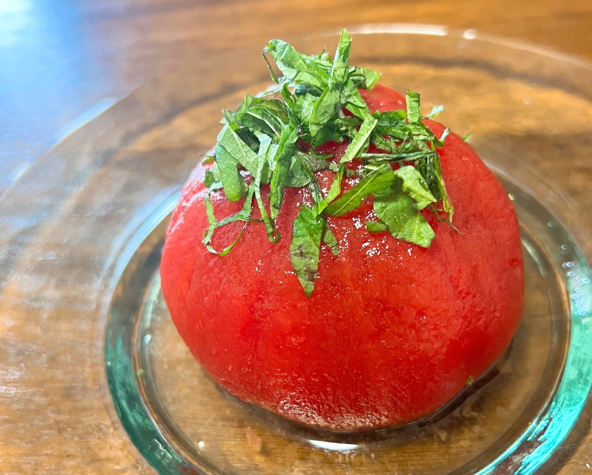 めんつゆだけ！トマトの丸ごと煮浸し♫