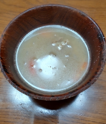 豚こまのお味噌汁