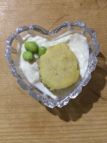 和菓子と焼き芋♪ヨーグルト