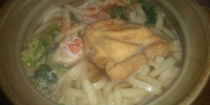 ジンジャラーさんが作る甘辛お揚げできつねうどん