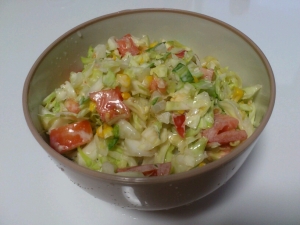 トマト入りコールスロー☆