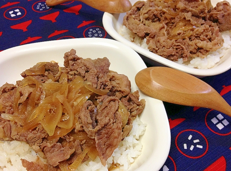 スピーディー☆つゆだく牛丼