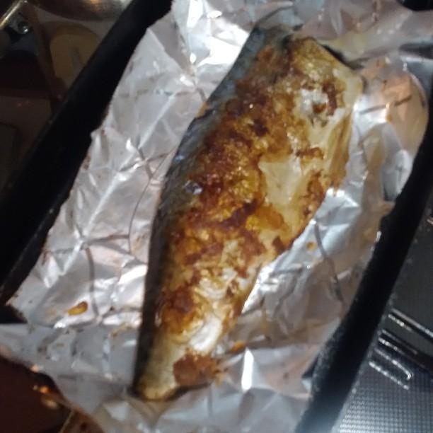 卵焼き用フライパンで☆鯖の塩麹焼き