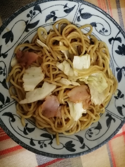 野菜&ベーコン焼きそば