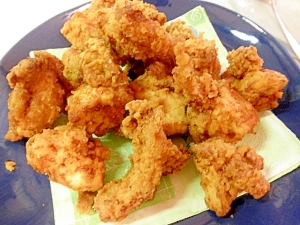 鶏胸肉でつくる☆衣のおいしい唐揚げ