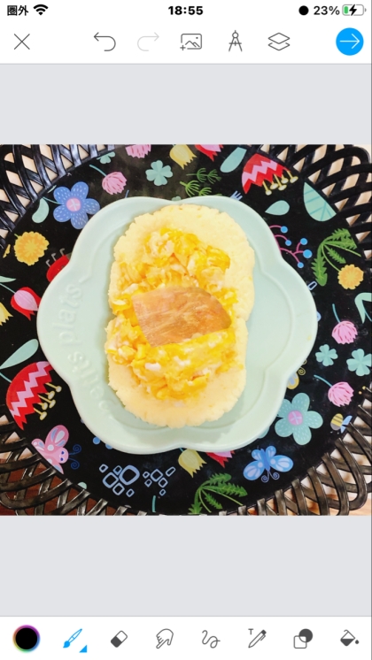 yuki2244さん♡チーズパンで作りました✧˖°美味しい朝食をたべたので元気にスタートできます(๑^᎑^๑)♡素敵なレシピありがとうございますෆ