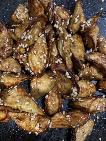 お箸が止まらない！ゴボウの甘辛煮