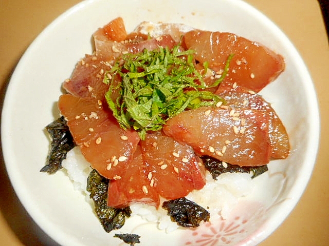 いなだの漬け丼 レシピ 作り方 By アルプスの乙女 楽天レシピ