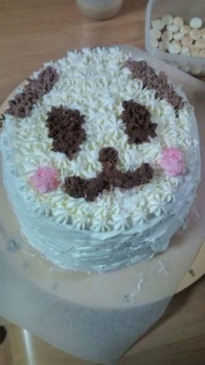 子供の誕生日にデコケーキ