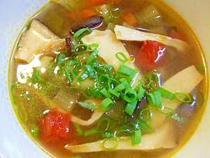 マイタケ野菜スープ
