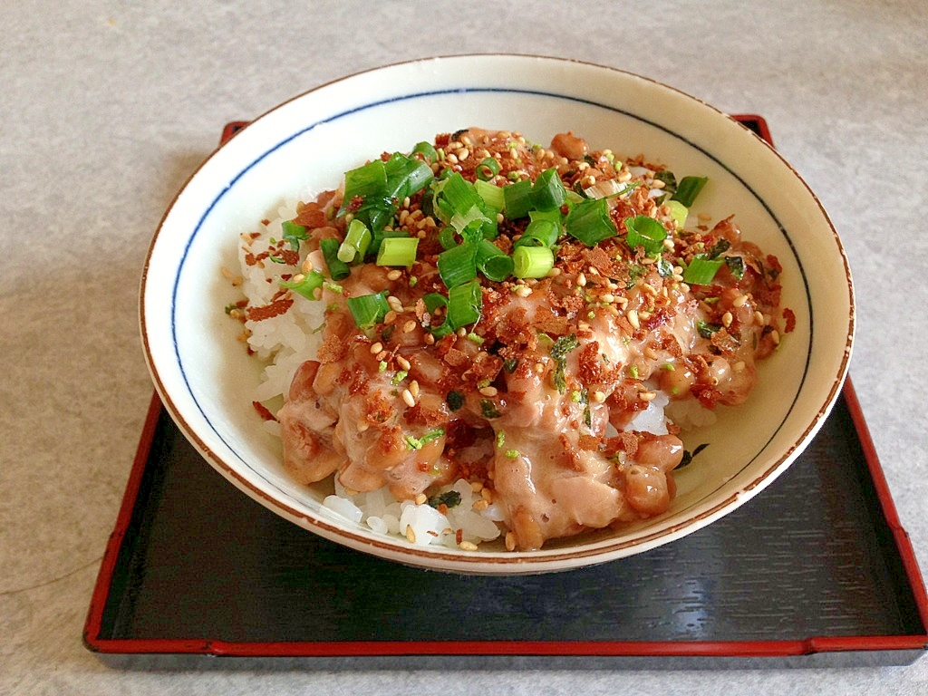 納豆とツナの激ウマヘルシー丼!(簡単です。)