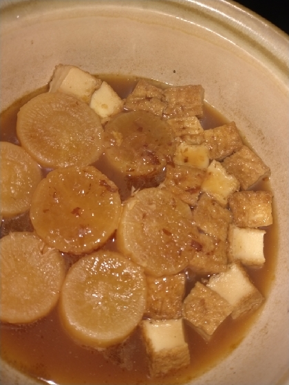 厚揚げと大根の煮物