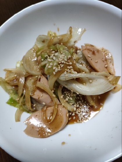 もりもり食べられる！ レタスと玉ねぎの和風サラダ