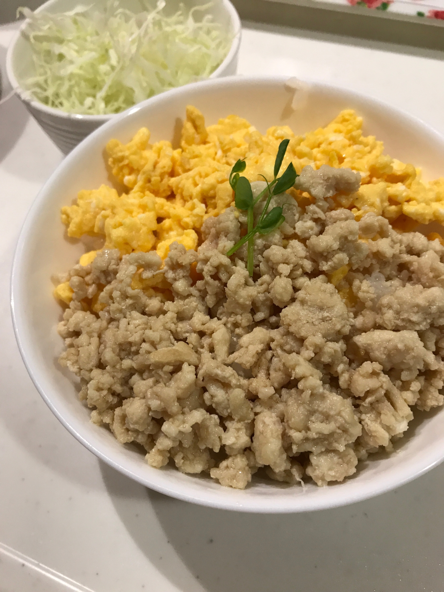 みんな大好き♡我が家のそぼろ丼♡