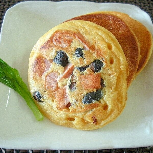 黒豆とソーセージのお食事系大豆粉パンケーキ レシピ 作り方 By Kojarin7 楽天レシピ 黒豆とソーセージのお食事系大豆粉パンケーキ レシピ 作り方 By Kojarin7 楽天レシピ