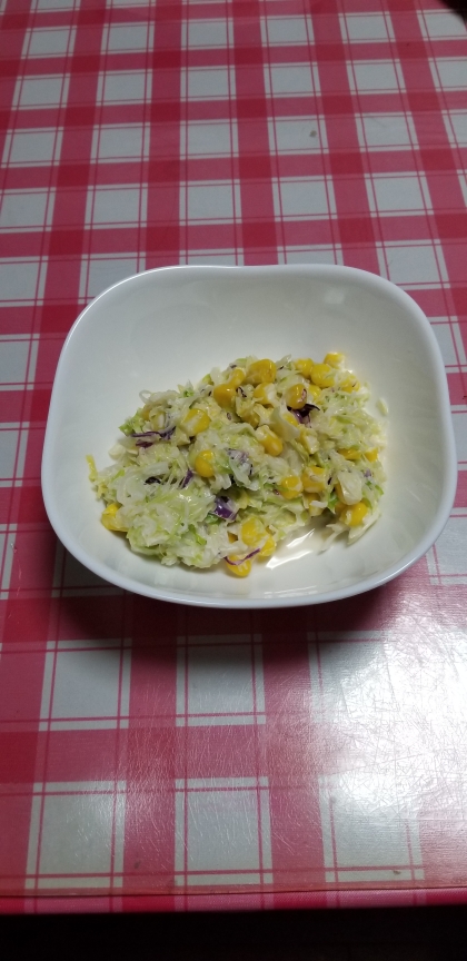 これはケンタッキーのコールスローですよ〜॰˳ཻ̊♡
美味しい！最高デスね！
余ったキャベツの千切りで作ってみました！
