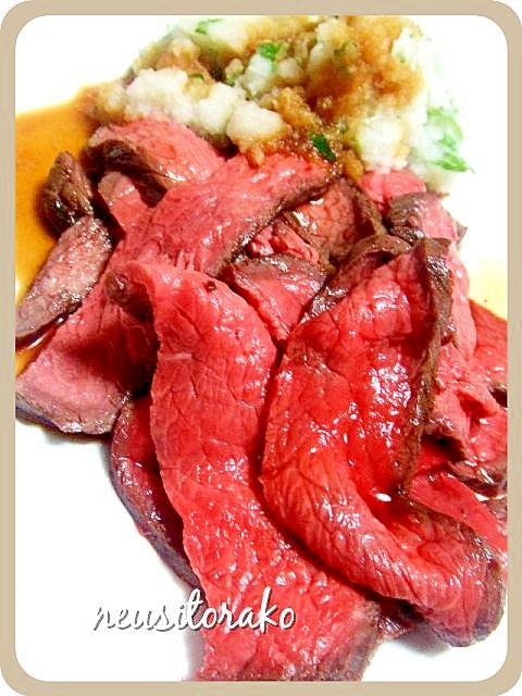 おろしそ♡ローストビーフ