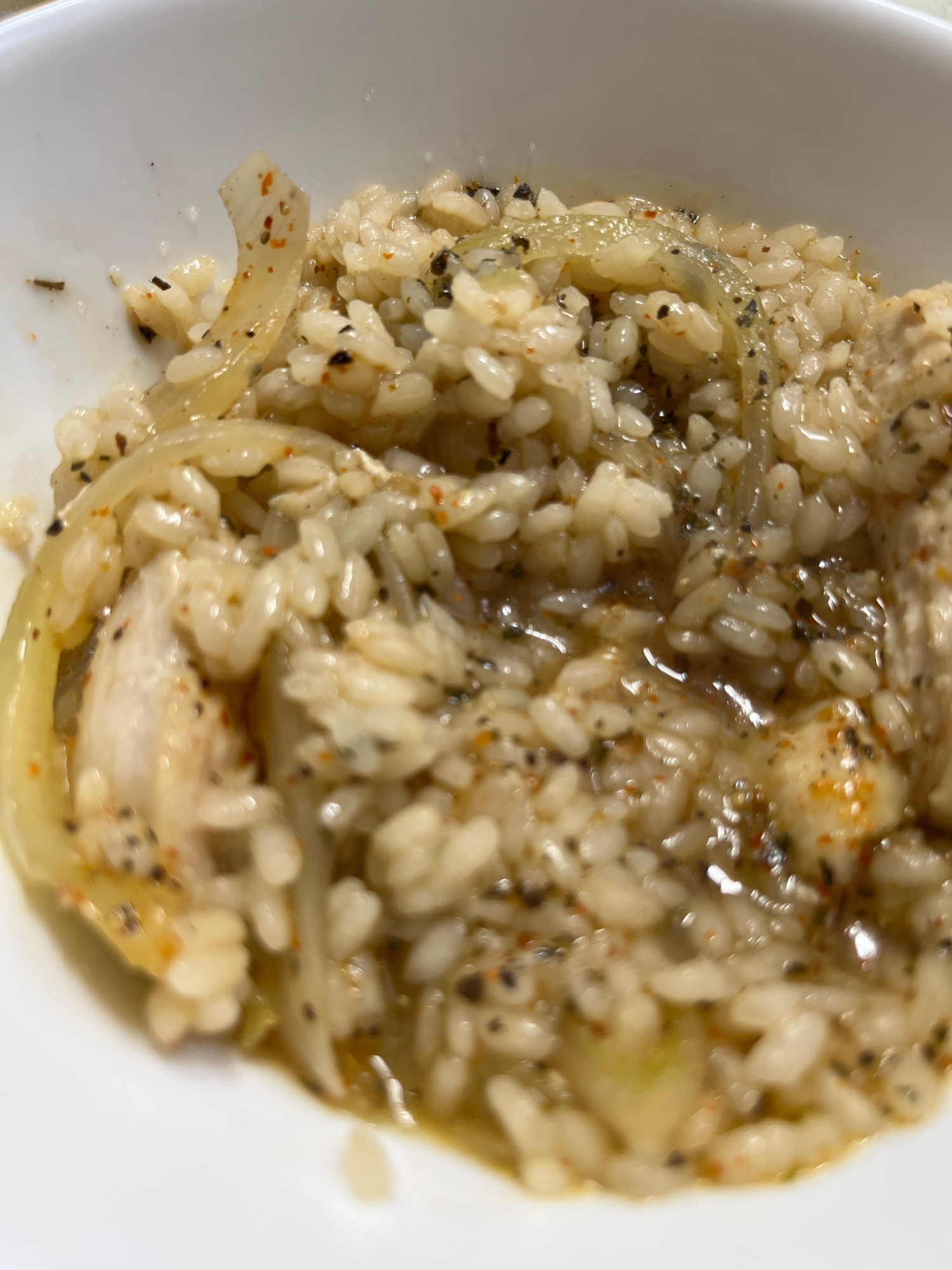 玉ねぎリゾット