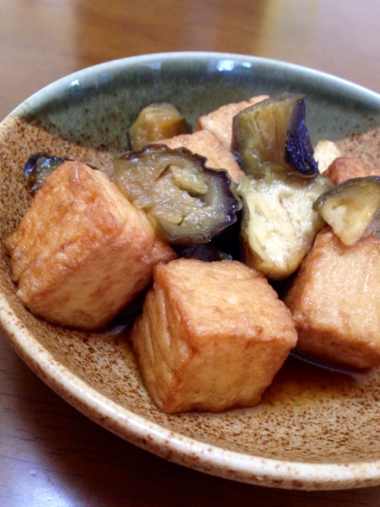 茄子と厚揚げの煮物