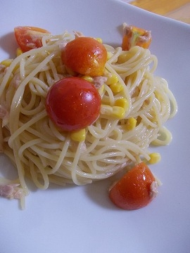 簡単★イタリアンドレッシングでトマトの冷製パスタ