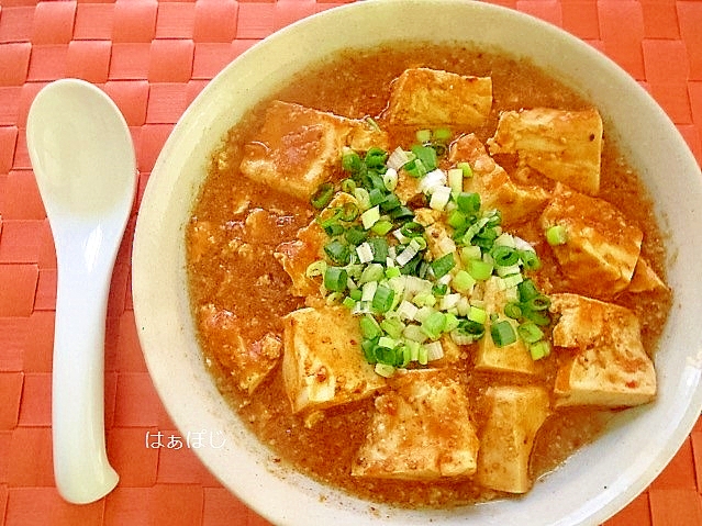 豆腐のピリ辛ごま味噌煮