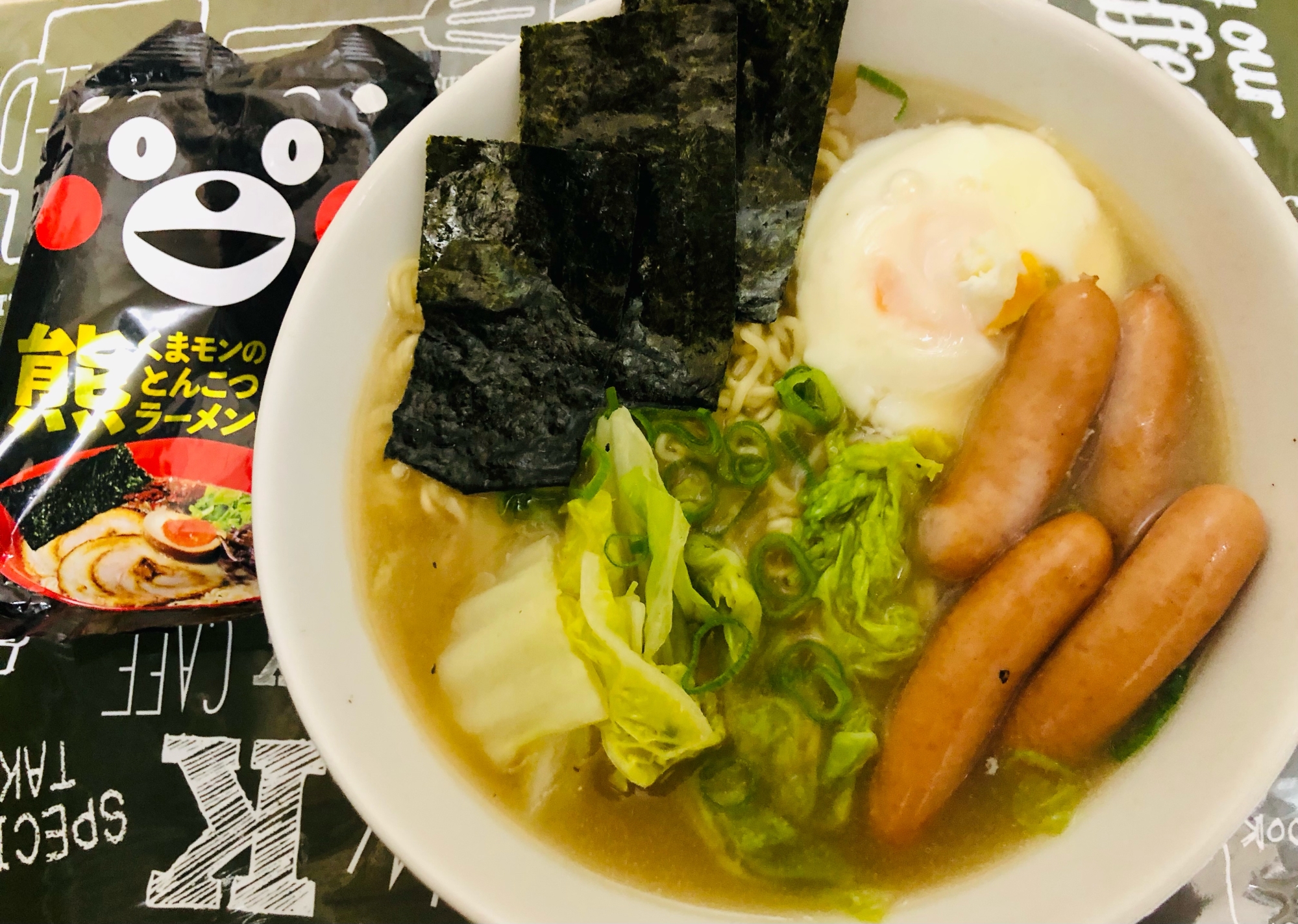 くまモンとんこつラーメン