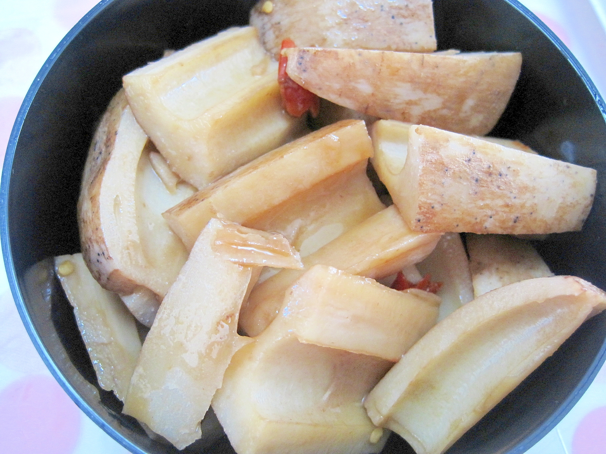 レンコンのハチミツ醤油煮