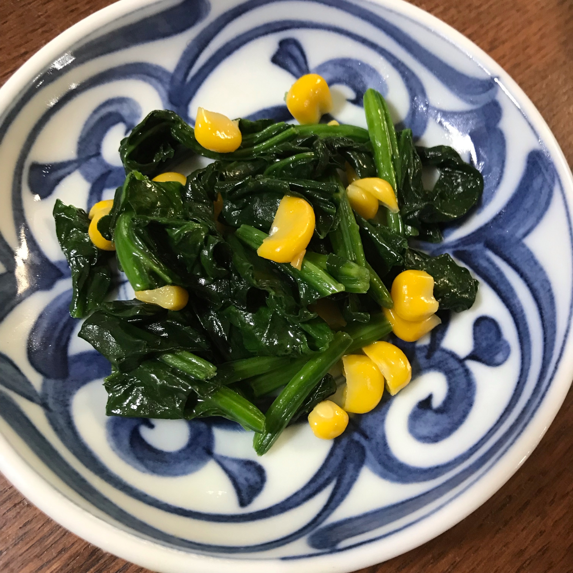 1歳完了期 ほうれん草とコーンのバターソテー レシピ 作り方 By まるちゃむごーさん 楽天レシピ