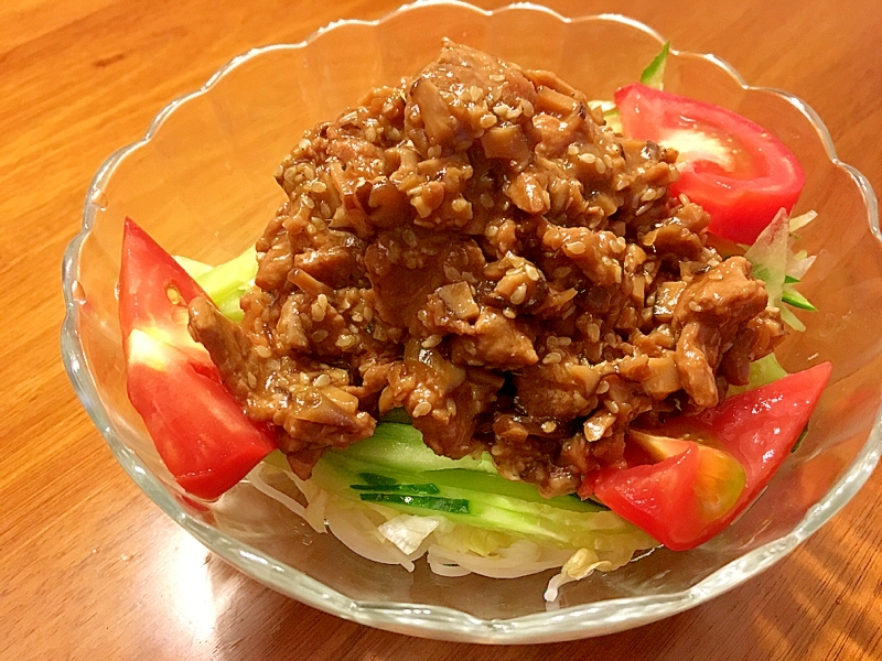 お野菜たっぷり！ジャージャーお素麺