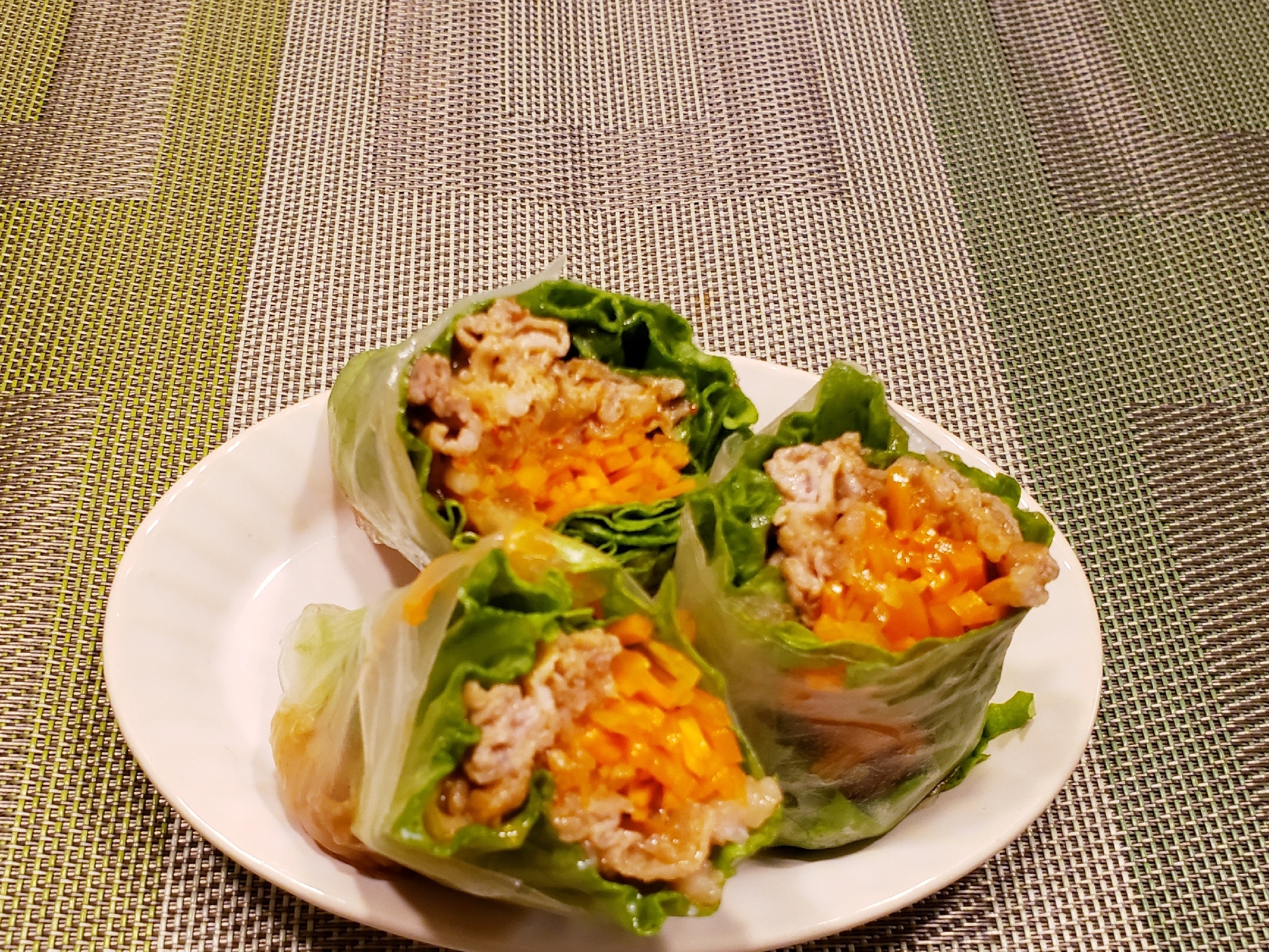 簡単おつまみ!生春巻き 韓国風