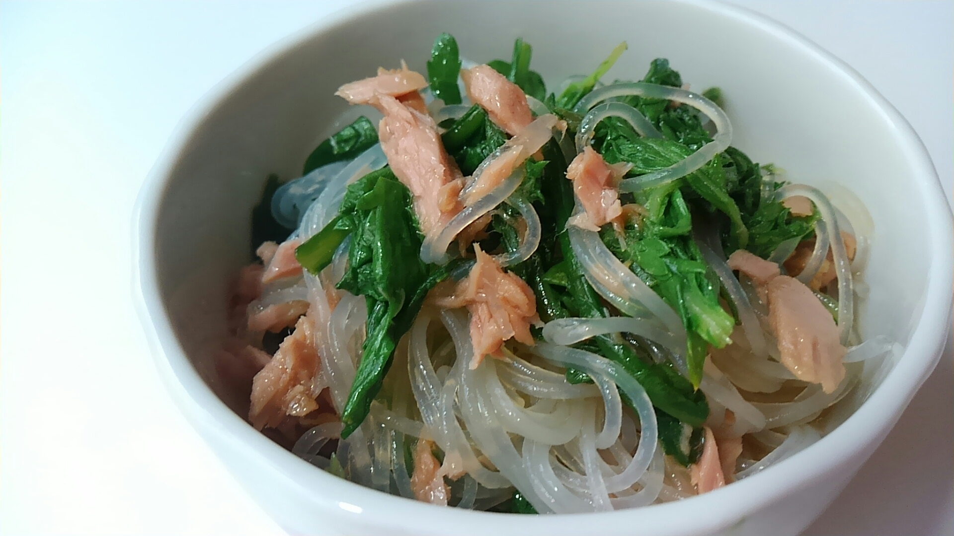 春雨とツナの和え物