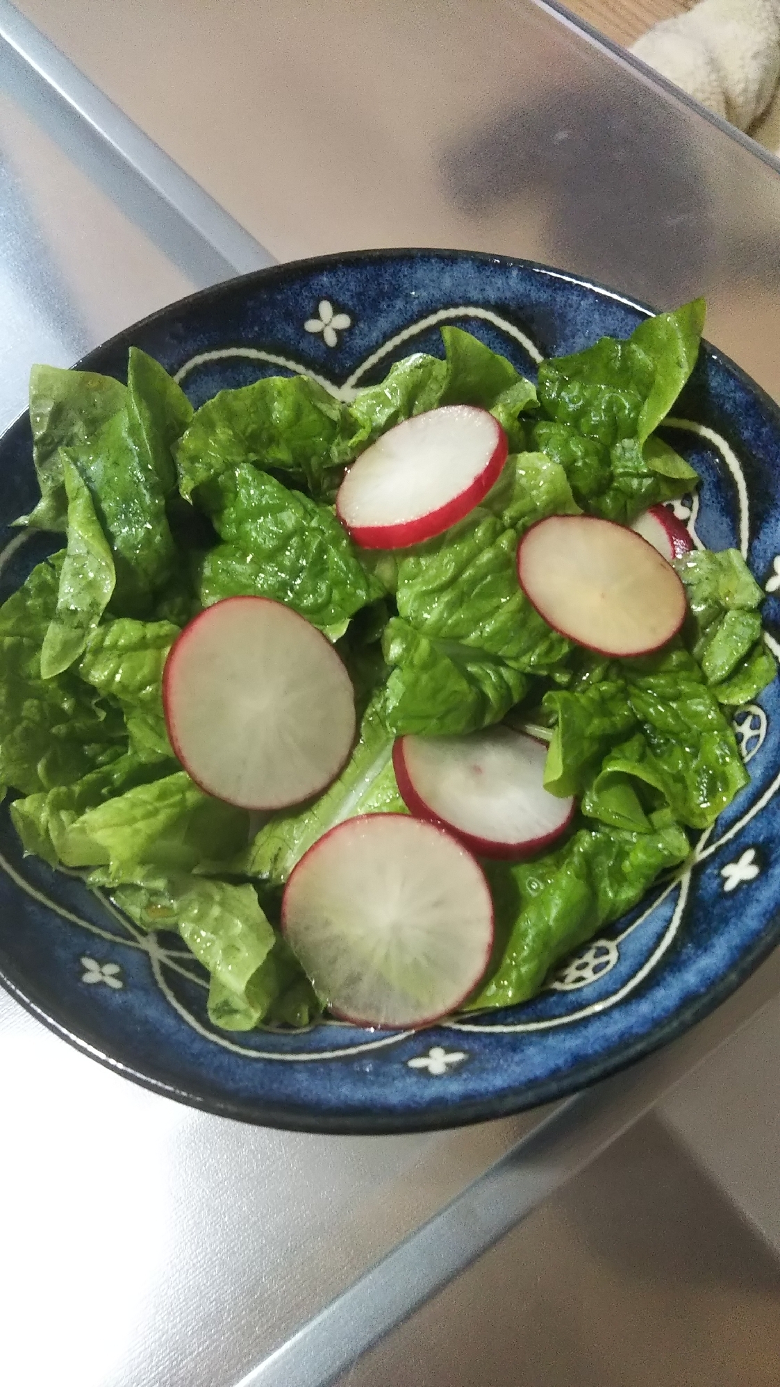 サンチュとラディッシュのサラダ レシピ 作り方 By まめつぶすけ 楽天レシピ