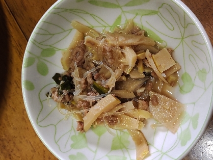 春のたけのこ入りチャプチェ✧˖°