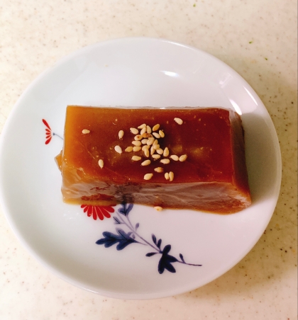 柚子甘味噌de胡麻豆腐