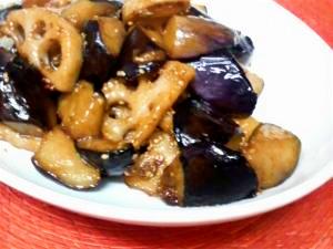 レンコンとナスの揚げ焼き甘酢醤油からみ レシピ 作り方 By おきらくチャン 楽天レシピ レンコンとナスの揚げ焼き甘酢醤油からみ レシピ 作り方 By おきらくチャン 楽天レシピ