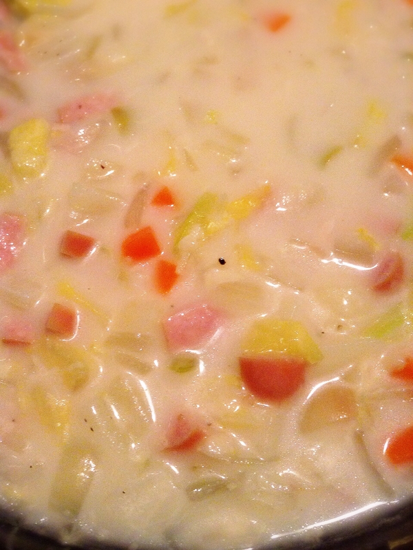 白菜とウインナーのスープ