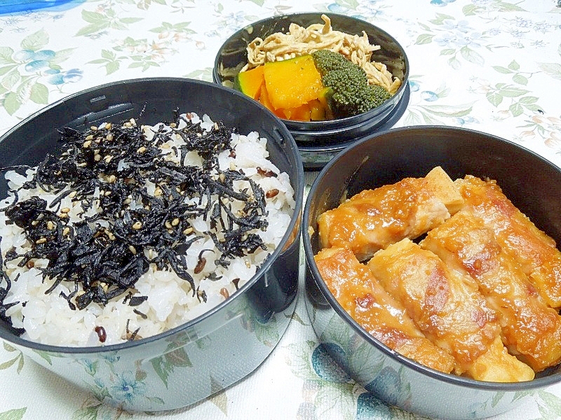 高野豆腐の豚肉巻・味噌だれ