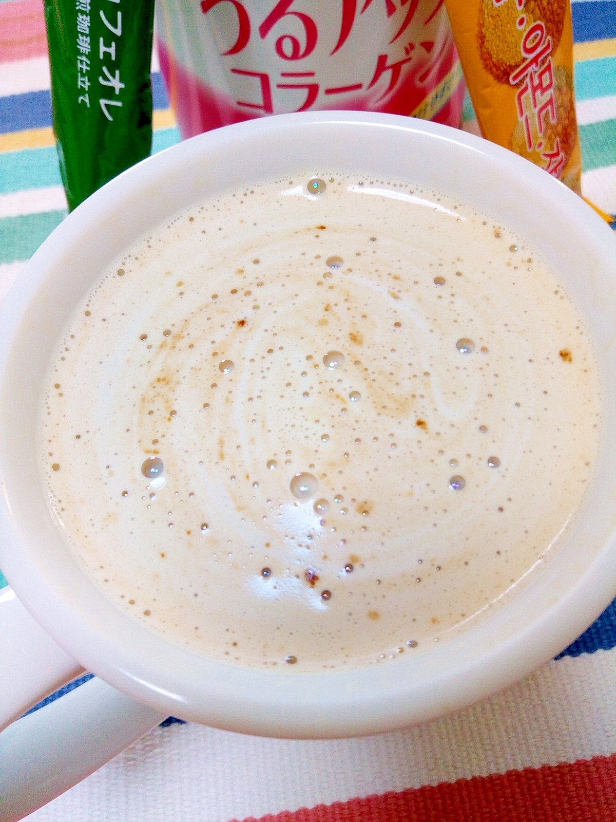 ホッと☆美肌な五味茶入り深煎カフェオレ♪