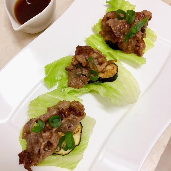 牛肉とナスのオン ザ レタス 簡単前菜 レシピ 作り方 By さくすず 楽天レシピ 牛肉とナスのオン ザ レタス 簡単前菜 レシピ 作り方 By さくすず 楽天レシピ